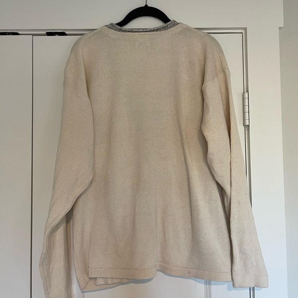 Vintage Tommy Hilfiger Cream Cardigan - Picture 4 of 4